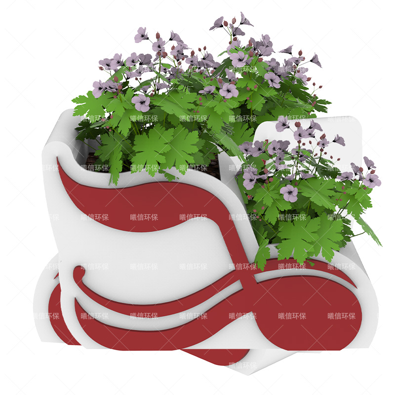 金魚雕刻花箱組合